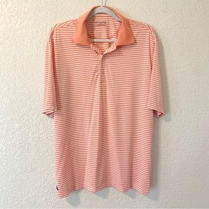 UNTUCKit Cronos Striped Golf Polo Shirt Size XL